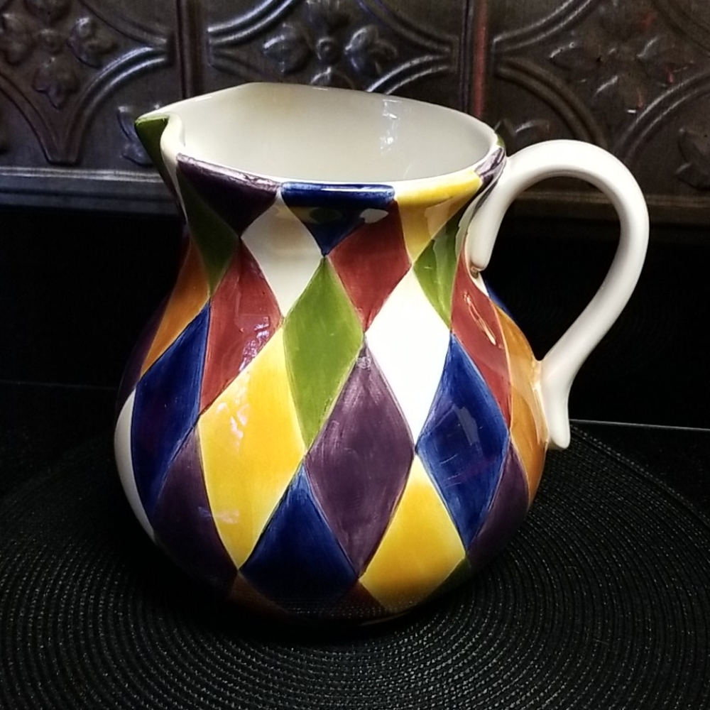 Large Harlequin Pitcher